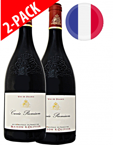 2-pack Cuvee Premium - Maison Olivier Vin de France 0,75L ryhmässä Viinit / Punaviinit pullo /  @ alko24plus.com (businesscenter-nord GmbH) (78801)